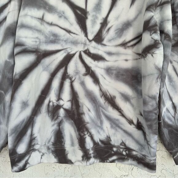 THE ROLLING STONES Sweatshirt Womens Size Medium Tie Die Logo Tongue Crew Neck - Picture 7 of 11